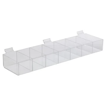 Slatwall Compartment Tray