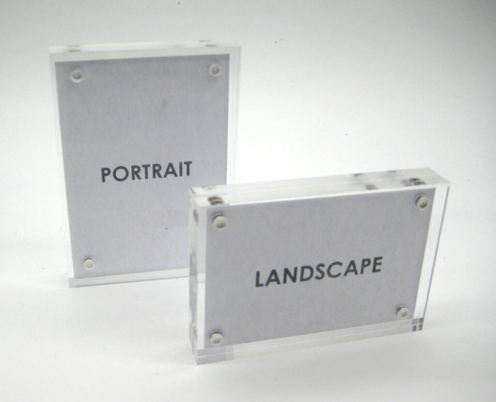 Premium Document Holder – Photo Block