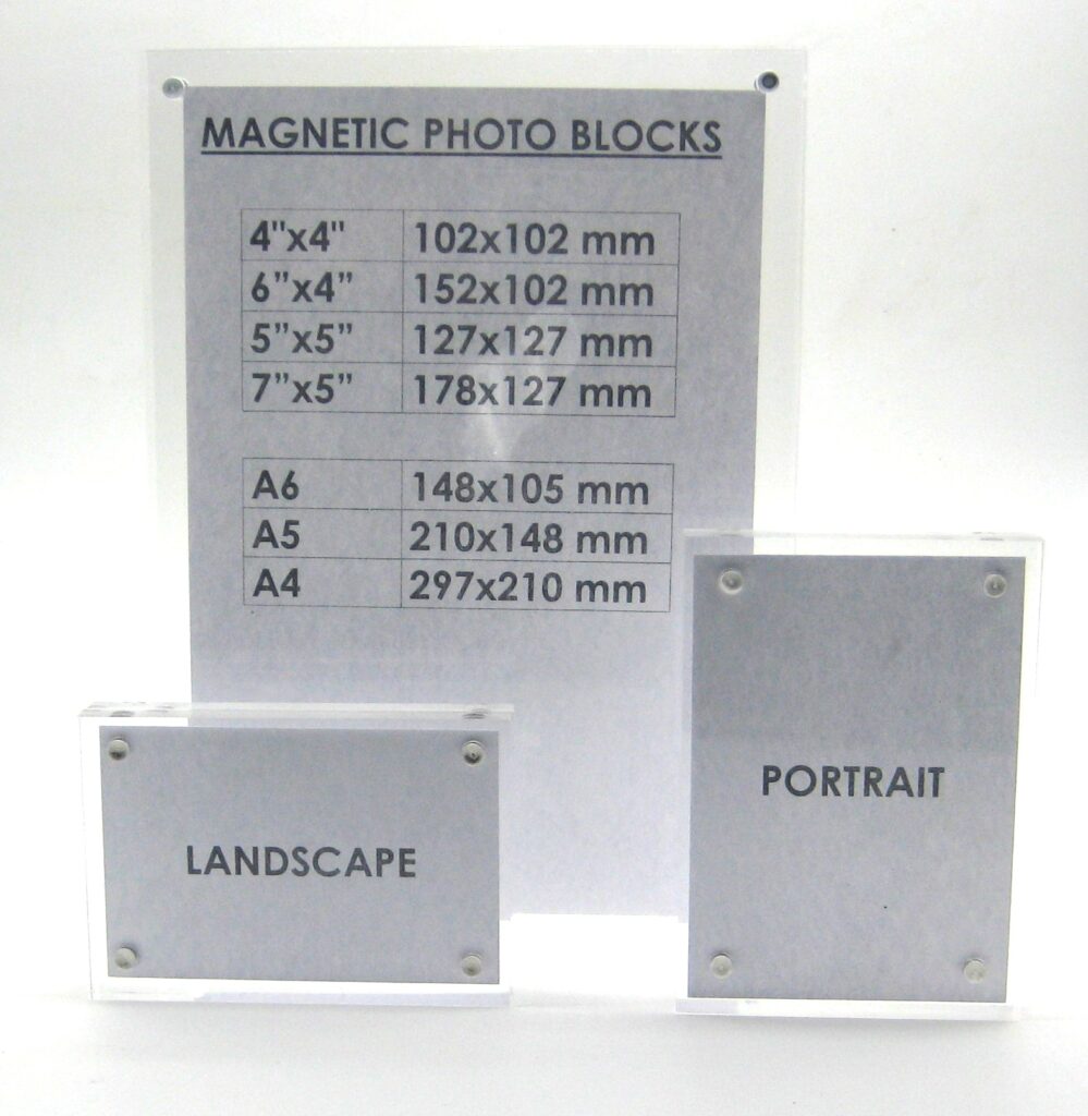 Premium Document Holder – Photo Block