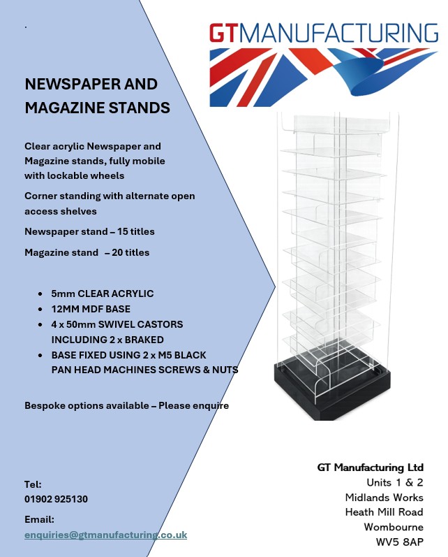 Merchandising unit – News and Magazine stand